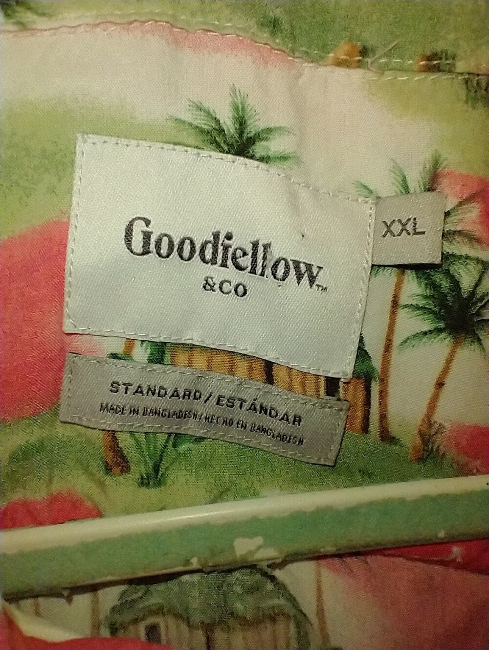 Goodfellow & Co Standard Short Sleeve Button Up Shirt Men's sz XXL. - Picture 5 of 6